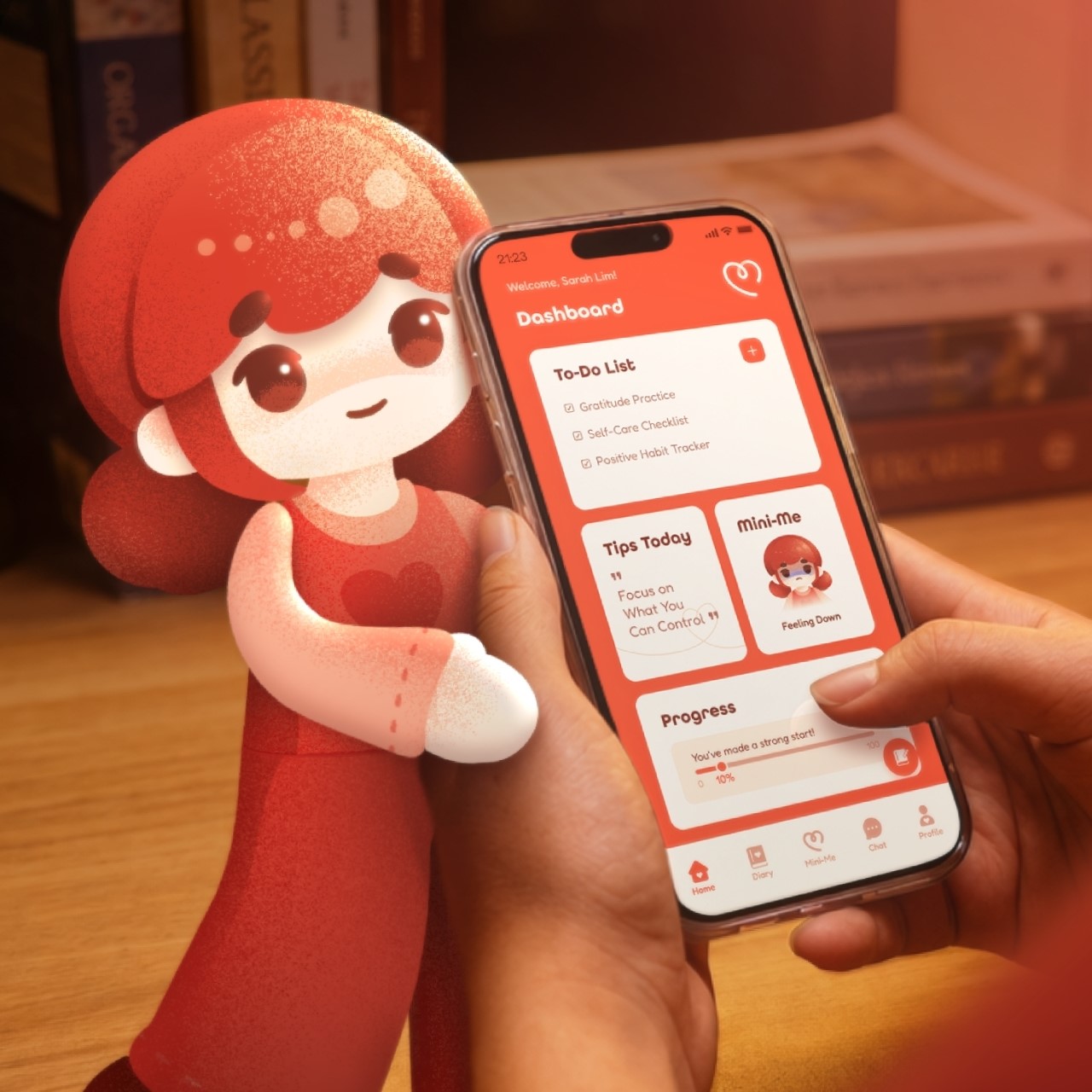 Rise & Heal app project preview